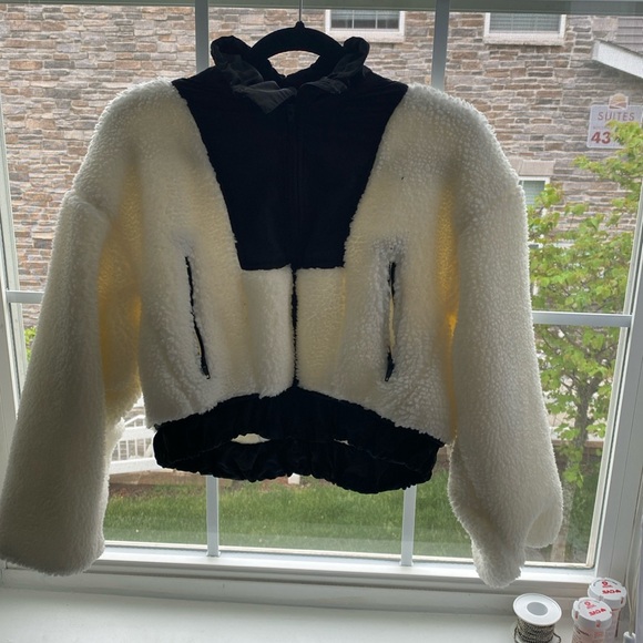 Lea & Viola Sherpa fleece jacket zip up - Picture 1 of 5